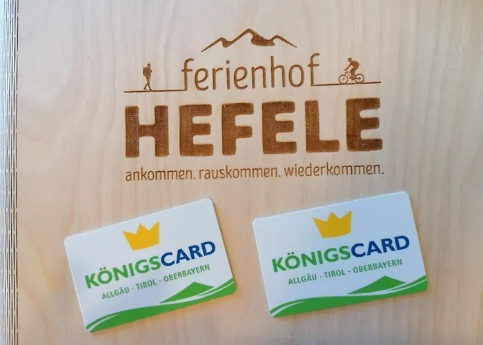 Appartamento Hefele Weissensee Mit Koenigscard Hopferau